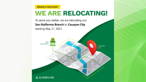 Agribank Branch Relocation (San Guillermo to Cauayan City)